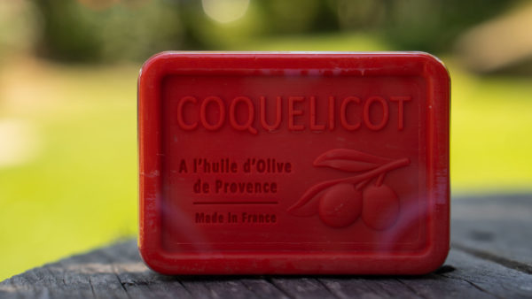 Coquelicot (À l’huile d’Olive AOP de Provence : 25 et 120 grammes)